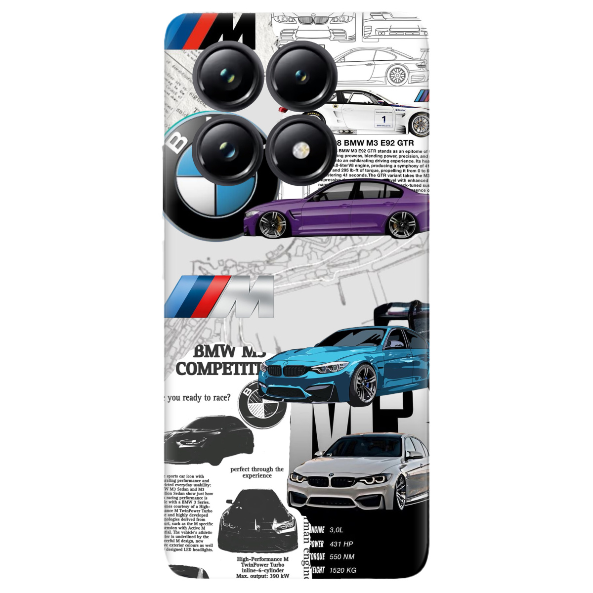 Чохол для Xiaomi 14T Pro BMW - фото 1 Чохол для Xiaomi 14T Pro BMW - фото 1 - Чохли для телефонів