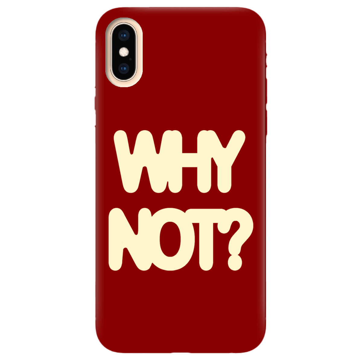Чохол для Apple iPhone X Why not - фото 1 Чохол для Apple iPhone X Why not - фото 1 - Чохли для телефонів