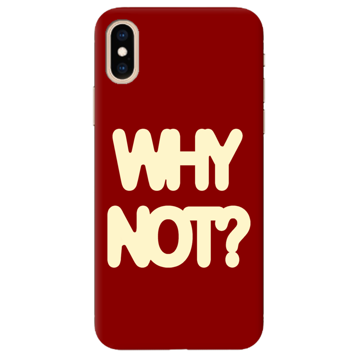 Чохол для Apple iPhone XS Why not - фото 1 - Чохли для телефонів