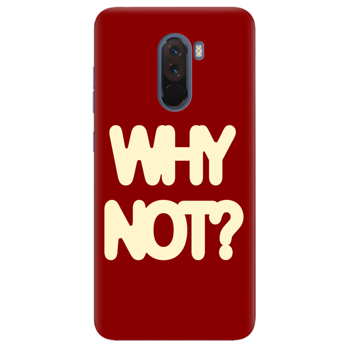 Чохол для Xiaomi Pocophone F1 Why not - фото 1 - Чохли для телефонів