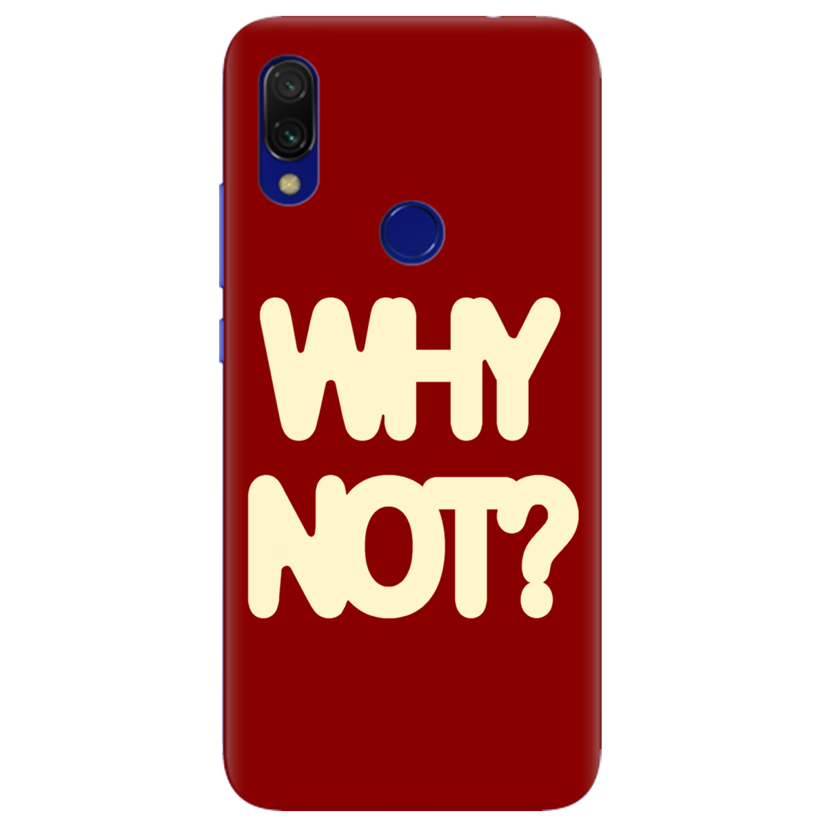 Чохол для Xiaomi Redmi 7 Why not - фото 1 Чохол для Xiaomi Redmi 7 Why not - фото 1 - Чохли для телефонів