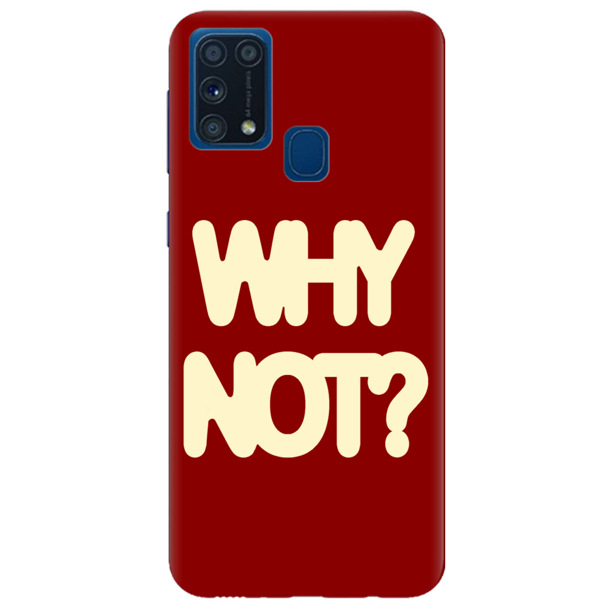Чохол для Samsung Galaxy M31 Why not - фото 1 Чохол для Samsung Galaxy M31 Why not - фото 1 - Чохли для телефонів