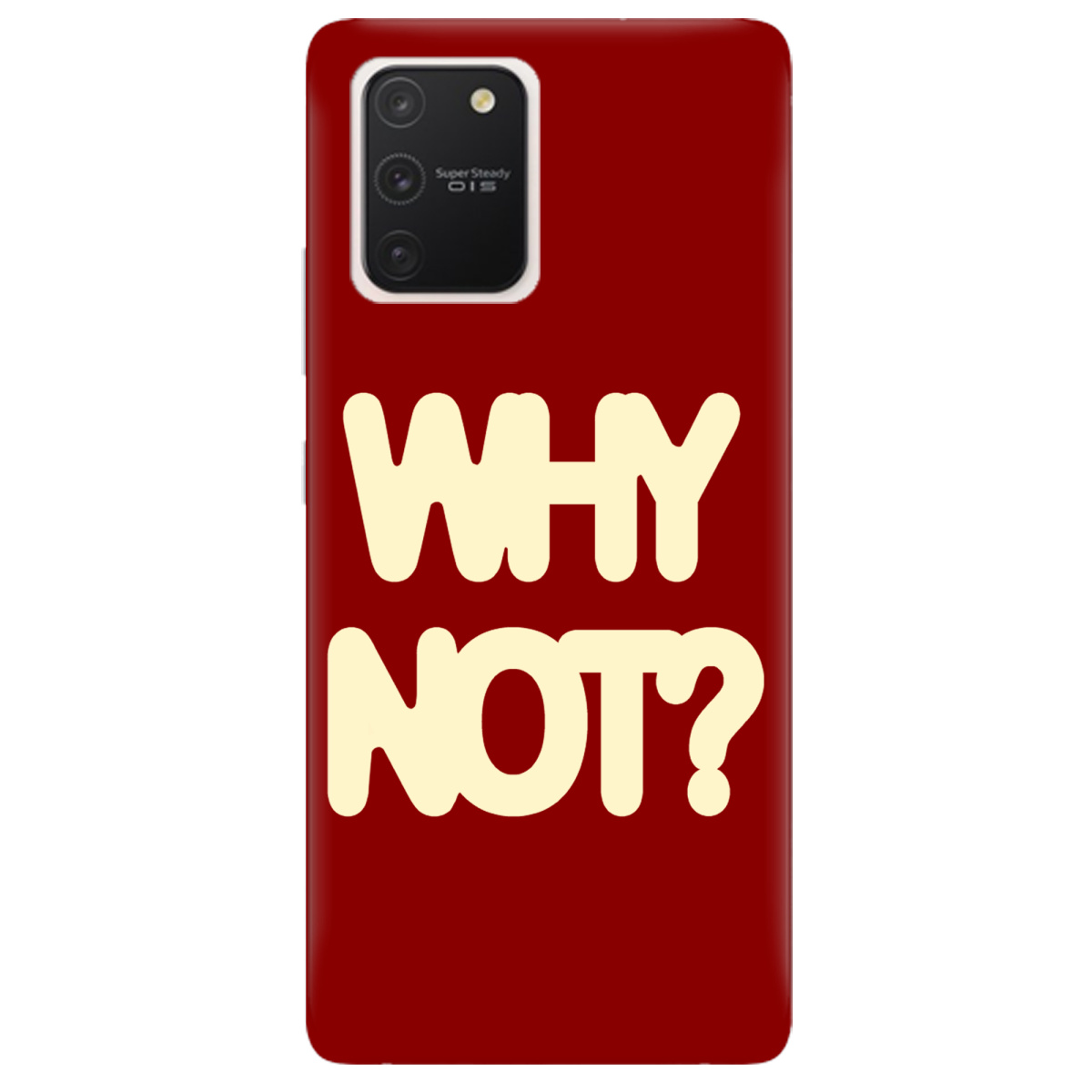 Чехол для Samsung Galaxy S10 Lite Why not - фото 1 Чехол для Samsung Galaxy S10 Lite Why not - фото 1 - Чехлы для телефонов