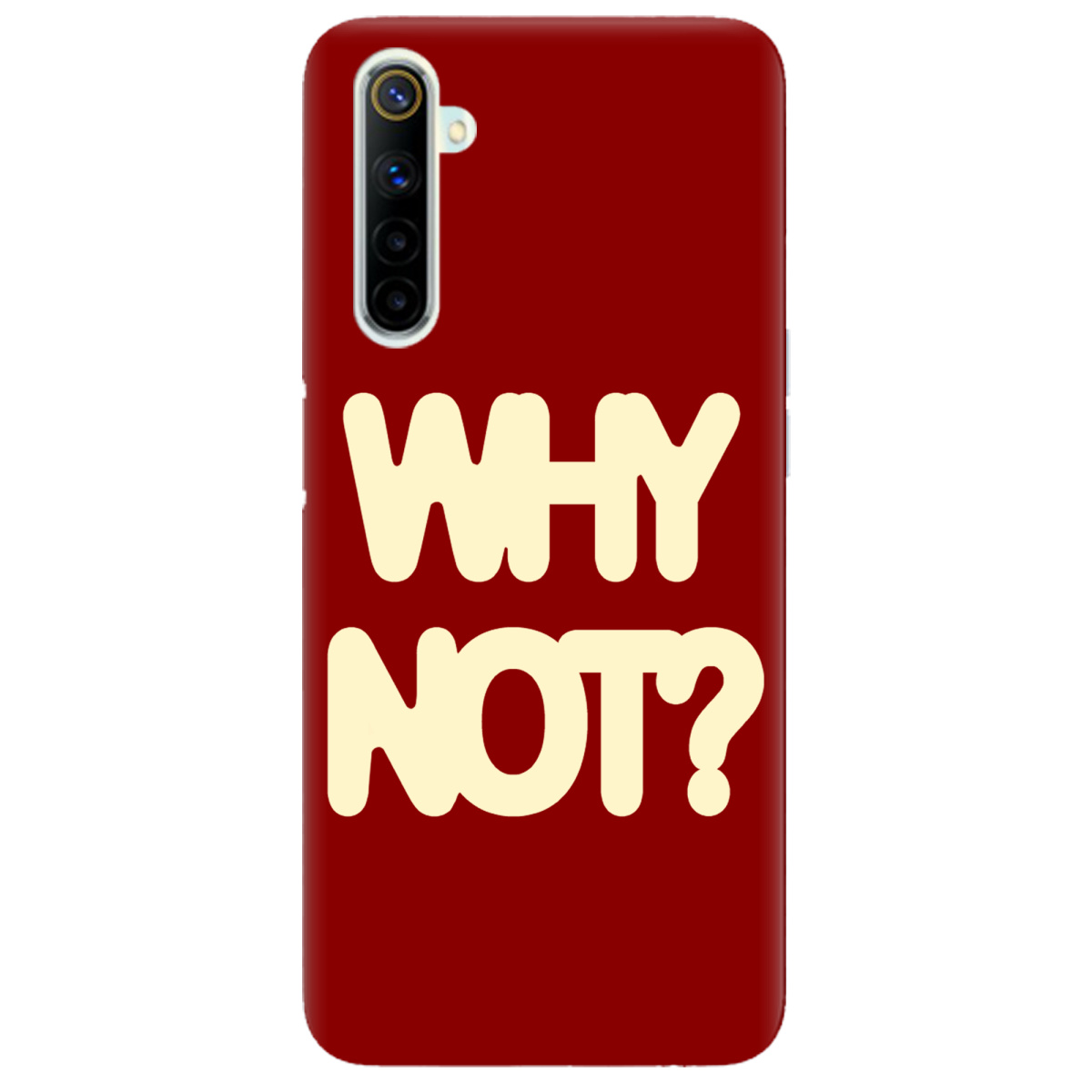 Чехол для Realme 6 Why not - фото 1 - Чехлы для телефонов