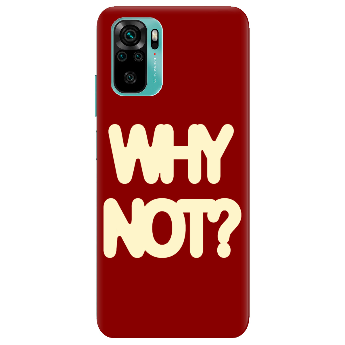 Чехол для Xiaomi Redmi Note 10s Why not - фото 1 Чехол для Xiaomi Redmi Note 10s Why not - фото 1 - Чехлы для телефонов