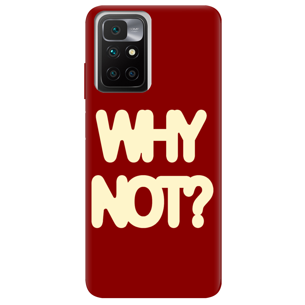 Чохол для Xiaomi Redmi 10 Why not - фото 1 Чохол для Xiaomi Redmi 10 Why not - фото 1 - Чохли для телефонів