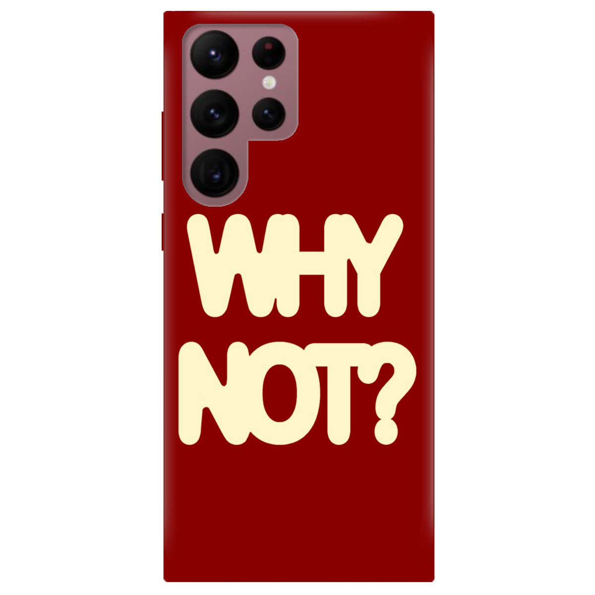 Чохол для Samsung Galaxy S22 Ultra Why not - фото 1 Чохол для Samsung Galaxy S22 Ultra Why not - фото 1 - Чохли для телефонів