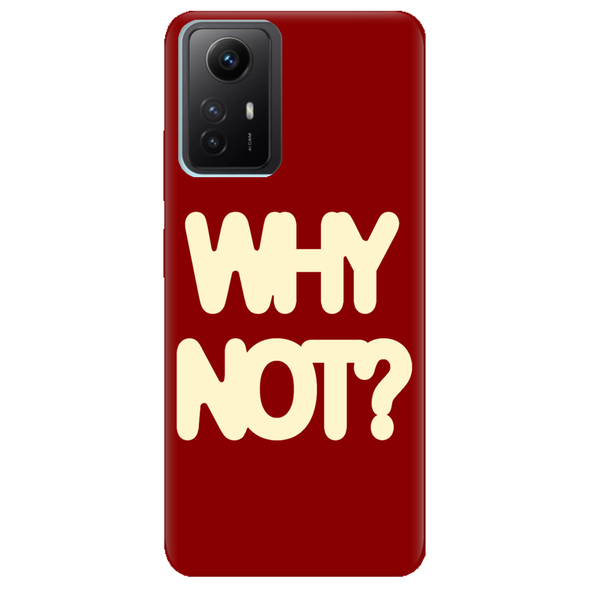 Чехол для Xiaomi Redmi Note 12s Why not - фото 1 Чехол для Xiaomi Redmi Note 12s Why not - фото 1 - Чехлы для телефонов