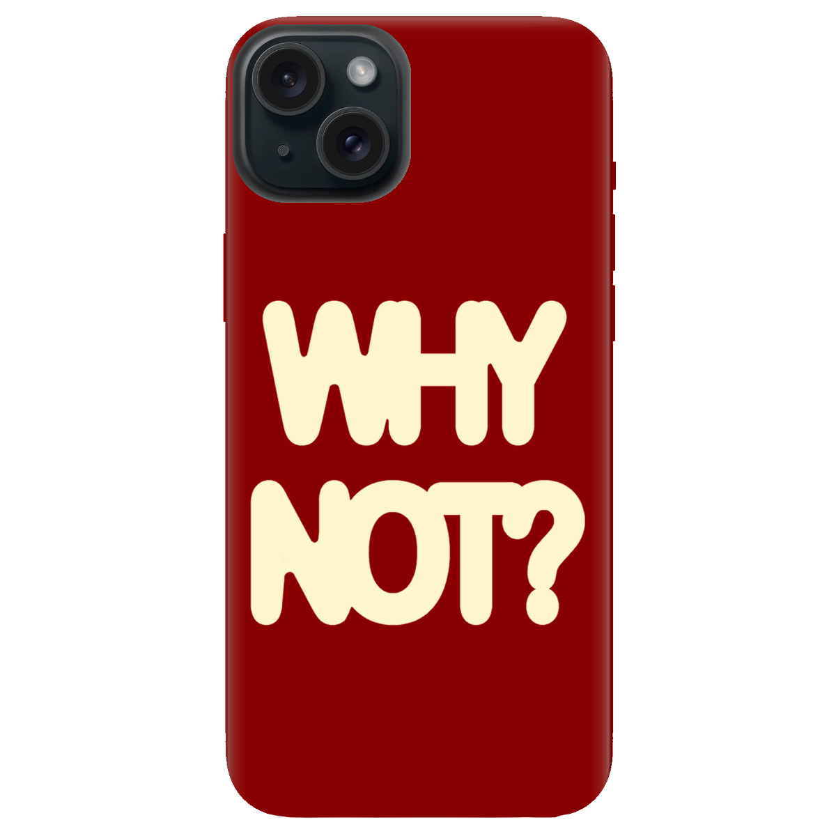 Чехол для Apple iPhone 15 Why not - фото 1 Чехол для Apple iPhone 15 Why not - фото 1 - Чехлы для телефонов