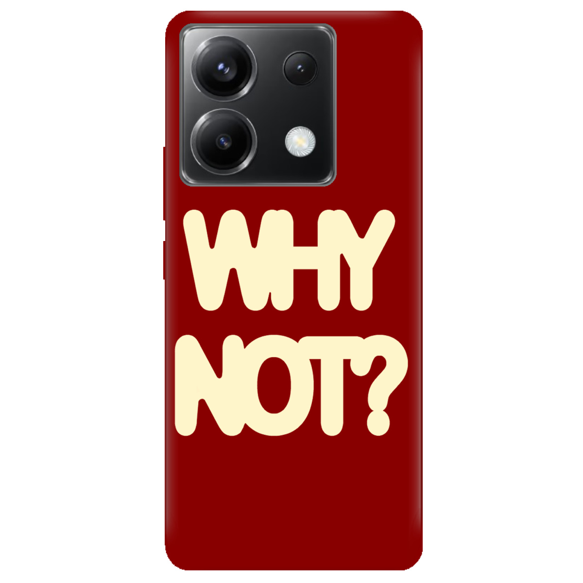 Чехол для Xiaomi Poco X6 Why not - фото 1 - Чехлы для телефонов