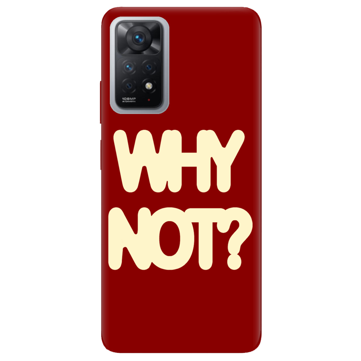 Чехол для Xiaomi Redmi Note 12 Pro 4G Why not - фото 1 - Чехлы для телефонов