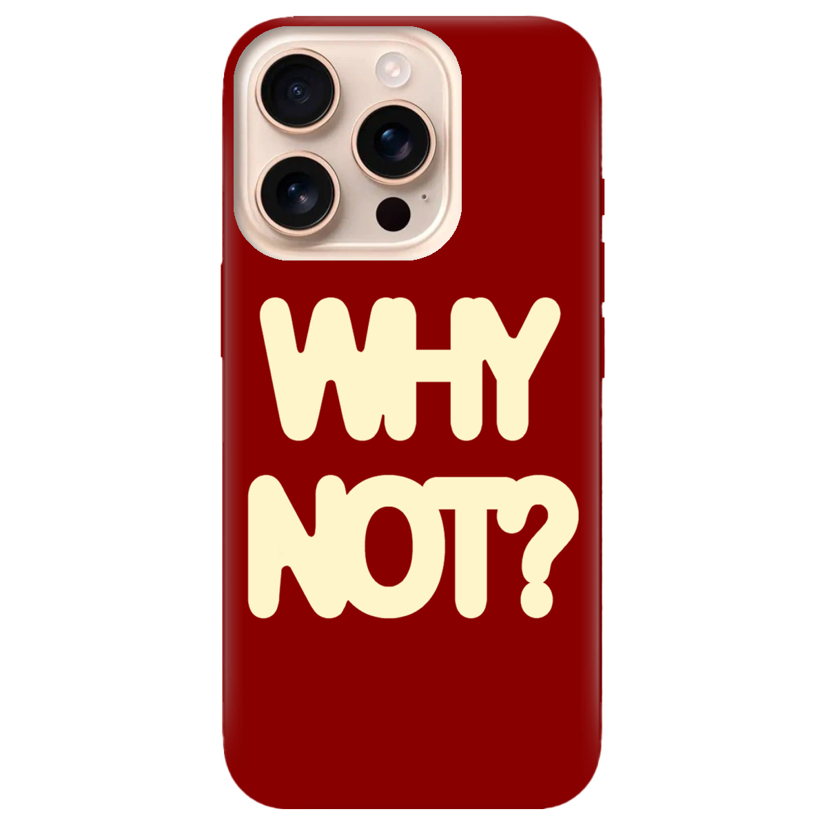 Чехол для Apple iPhone 16 Pro Why not - фото 1 Чехол для Apple iPhone 16 Pro Why not - фото 1 - Чехлы для телефонов