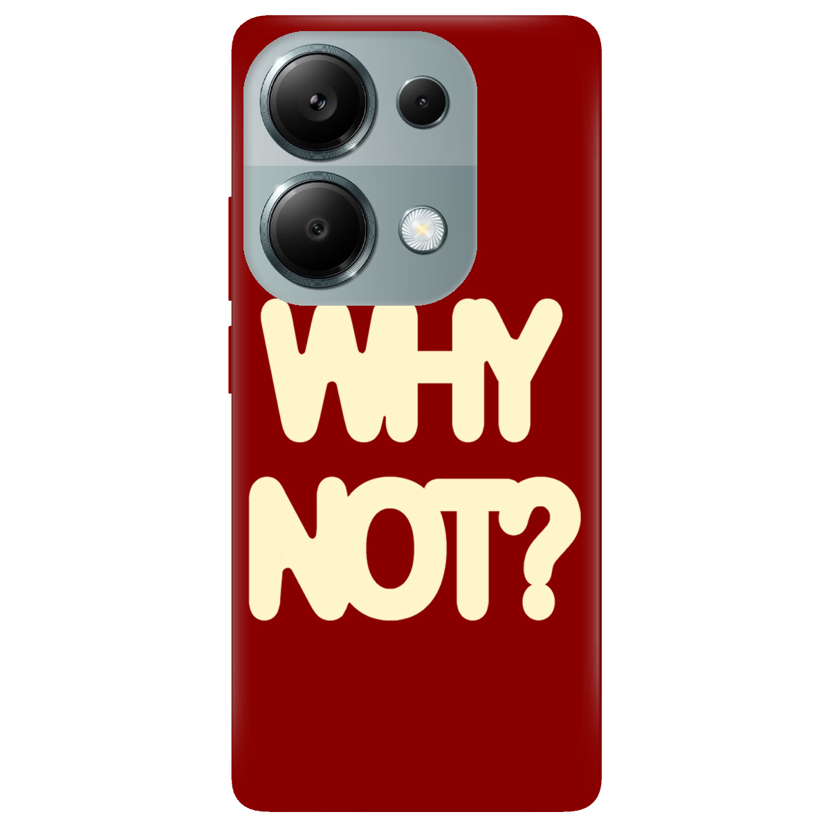 Чехол для Xiaomi Poco M6 Pro 4G Why not - фото 1 - Чехлы для телефонов