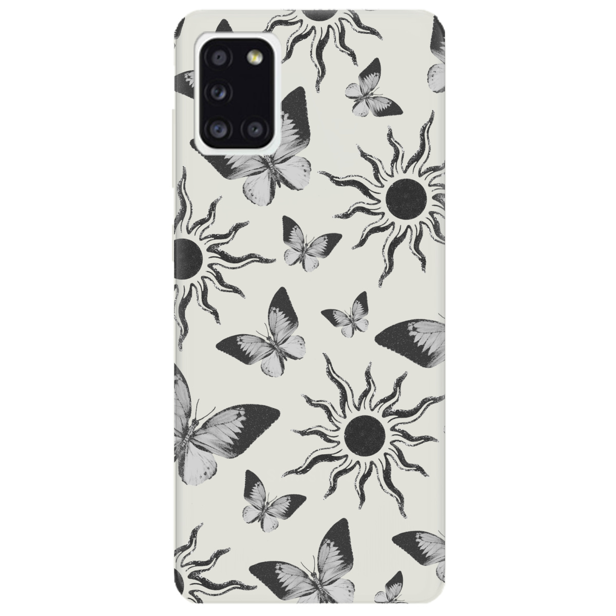 Чехол для Samsung Galaxy A31 полупрозрачный матовый soft touch Сонячний метелик - фото 1 Чехол для Samsung Galaxy A31 полупрозрачный матовый soft touch Сонячний метелик - фото 1 - Чехлы для телефонов