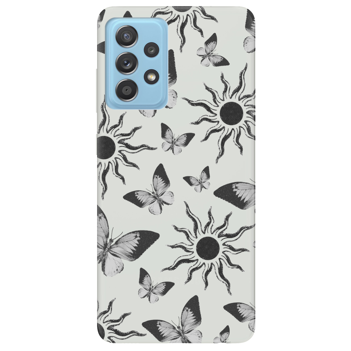 Чехол для Samsung Galaxy A52 полупрозрачный матовый soft touch Сонячний метелик - фото 1 Чехол для Samsung Galaxy A52 полупрозрачный матовый soft touch Сонячний метелик - фото 1 - Чехлы для телефонов