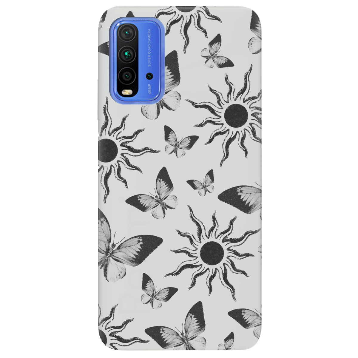 Чехол для Xiaomi Redmi 9T полупрозрачный матовый soft touch Сонячний метелик - фото 1 Чехол для Xiaomi Redmi 9T полупрозрачный матовый soft touch Сонячний метелик - фото 1 - Чехлы для телефонов