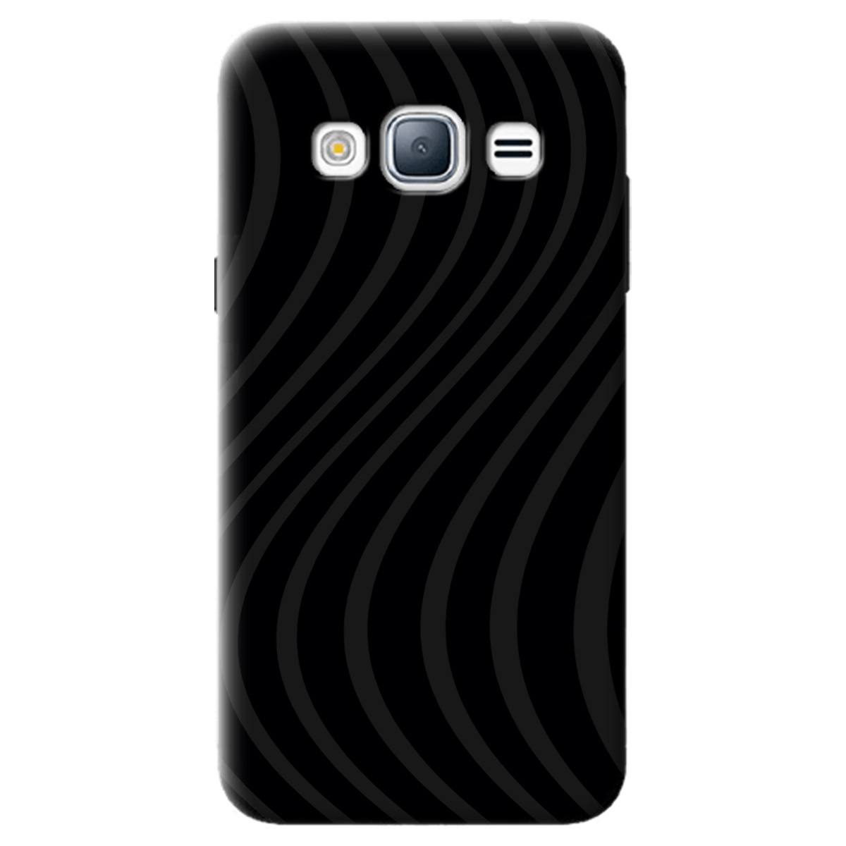 Чехол для Samsung Galaxy J3 2016 черный матовый soft touch Вихор енергії (black) - фото 1 - Чехлы для телефонов