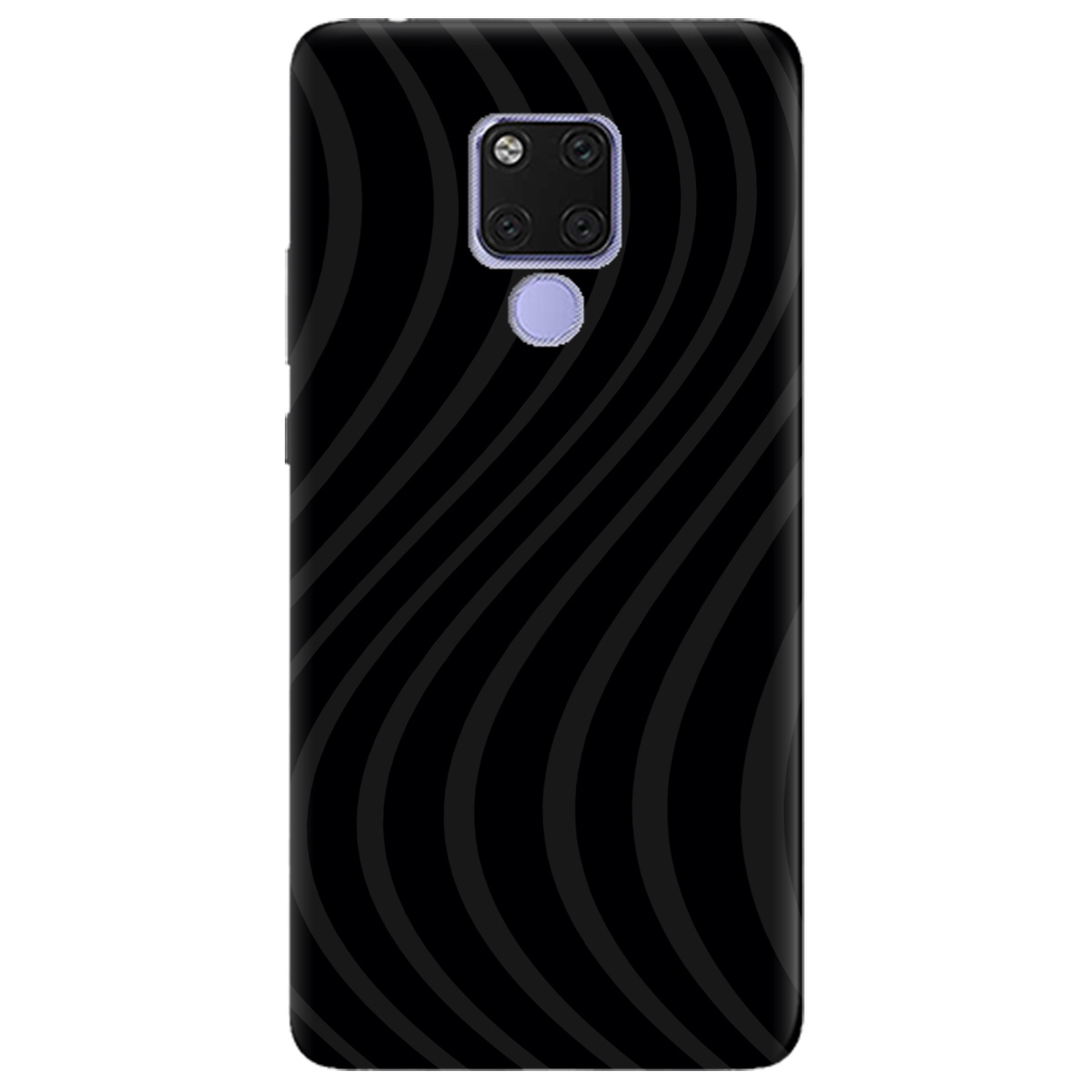 Чехол для Huawei Mate 20 черный матовый soft touch Вихор енергії (black) - фото 1 - Чехлы для телефонов
