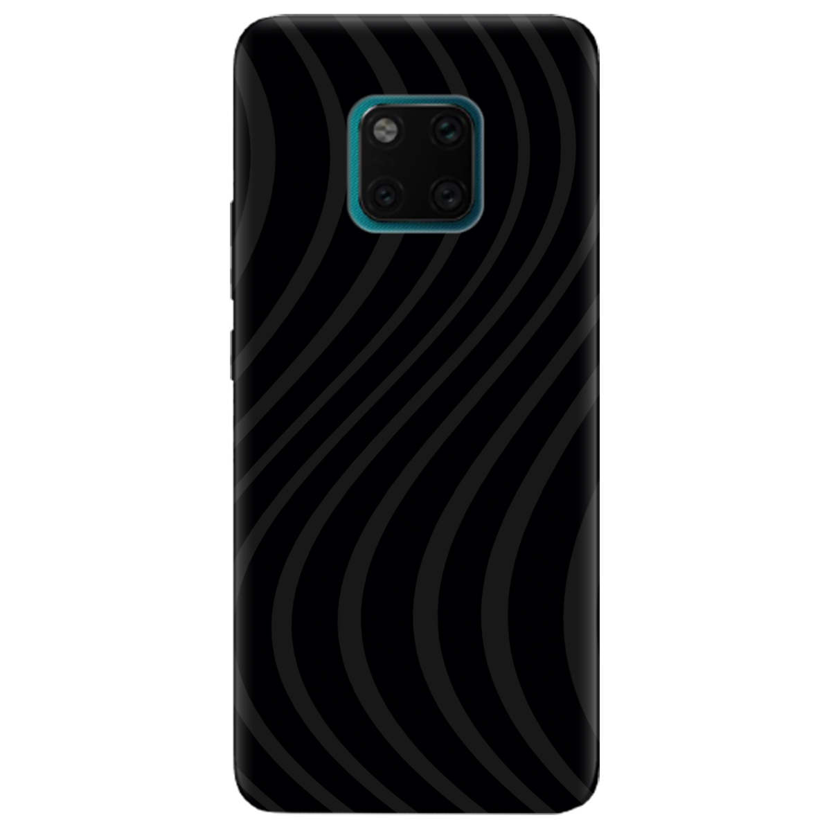 Чехол для Huawei Mate 20 Pro черный матовый soft touch Вихор енергії (black) - фото 1 - Чехлы для телефонов