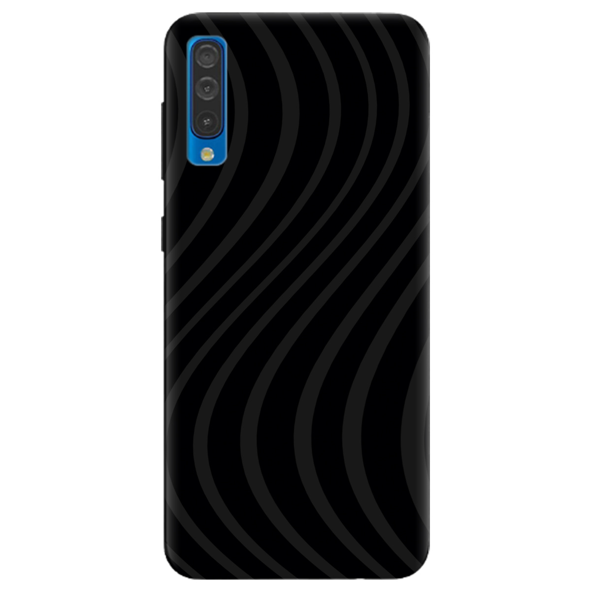 Чехол для Samsung Galaxy A50 черный матовый soft touch Вихор енергії (black) - фото 1 Чехол для Samsung Galaxy A50 черный матовый soft touch Вихор енергії (black) - фото 1 - Чехлы для телефонов