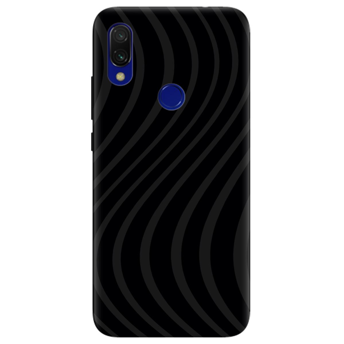 Чохол для Xiaomi Redmi 7 чорний матовий soft touch Вихор енергії (black) - фото 1 Чохол для Xiaomi Redmi 7 чорний матовий soft touch Вихор енергії (black) - фото 1 - Чохли для телефонів