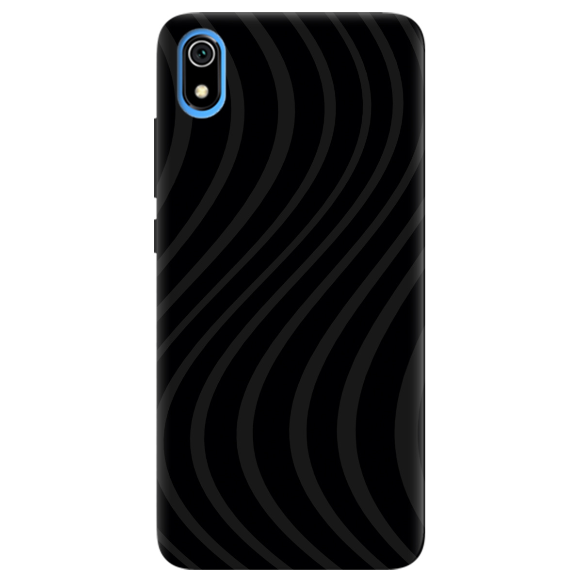 Чехол для Xiaomi Redmi 7A черный матовый soft touch Вихор енергії (black) - фото 1 - Чехлы для телефонов