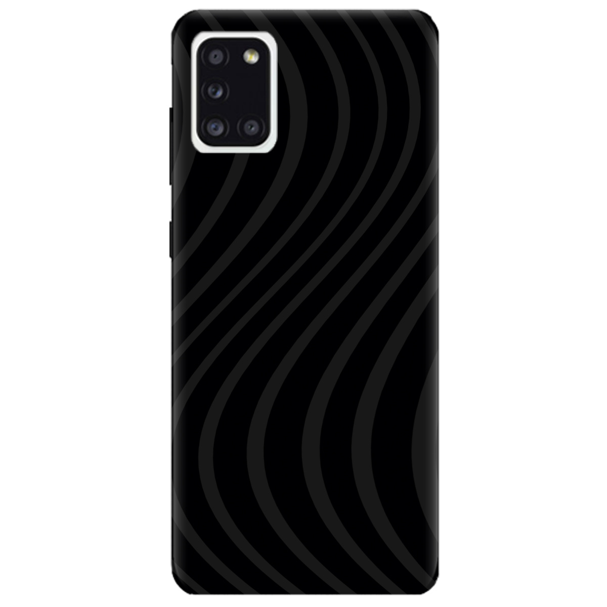 Чехол для Samsung Galaxy A31 черный матовый soft touch Вихор енергії (black) - фото 1 Чехол для Samsung Galaxy A31 черный матовый soft touch Вихор енергії (black) - фото 1 - Чехлы для телефонов