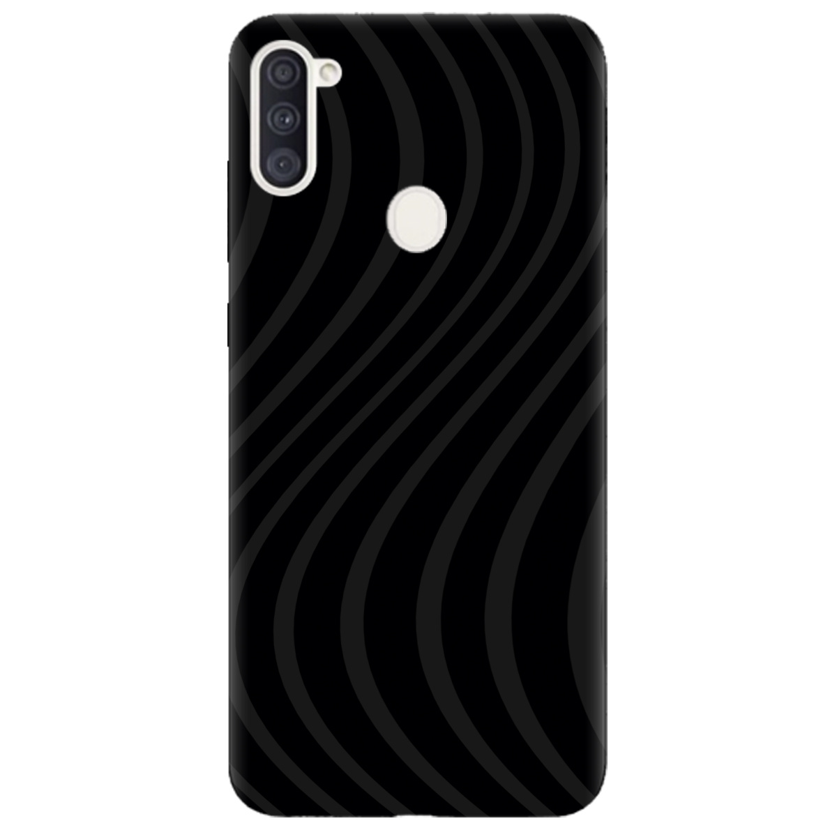 Чохол для Samsung Galaxy A11 чорний матовий soft touch Вихор енергії (black) - фото 1 Чохол для Samsung Galaxy A11 чорний матовий soft touch Вихор енергії (black) - фото 1 - Чохли для телефонів