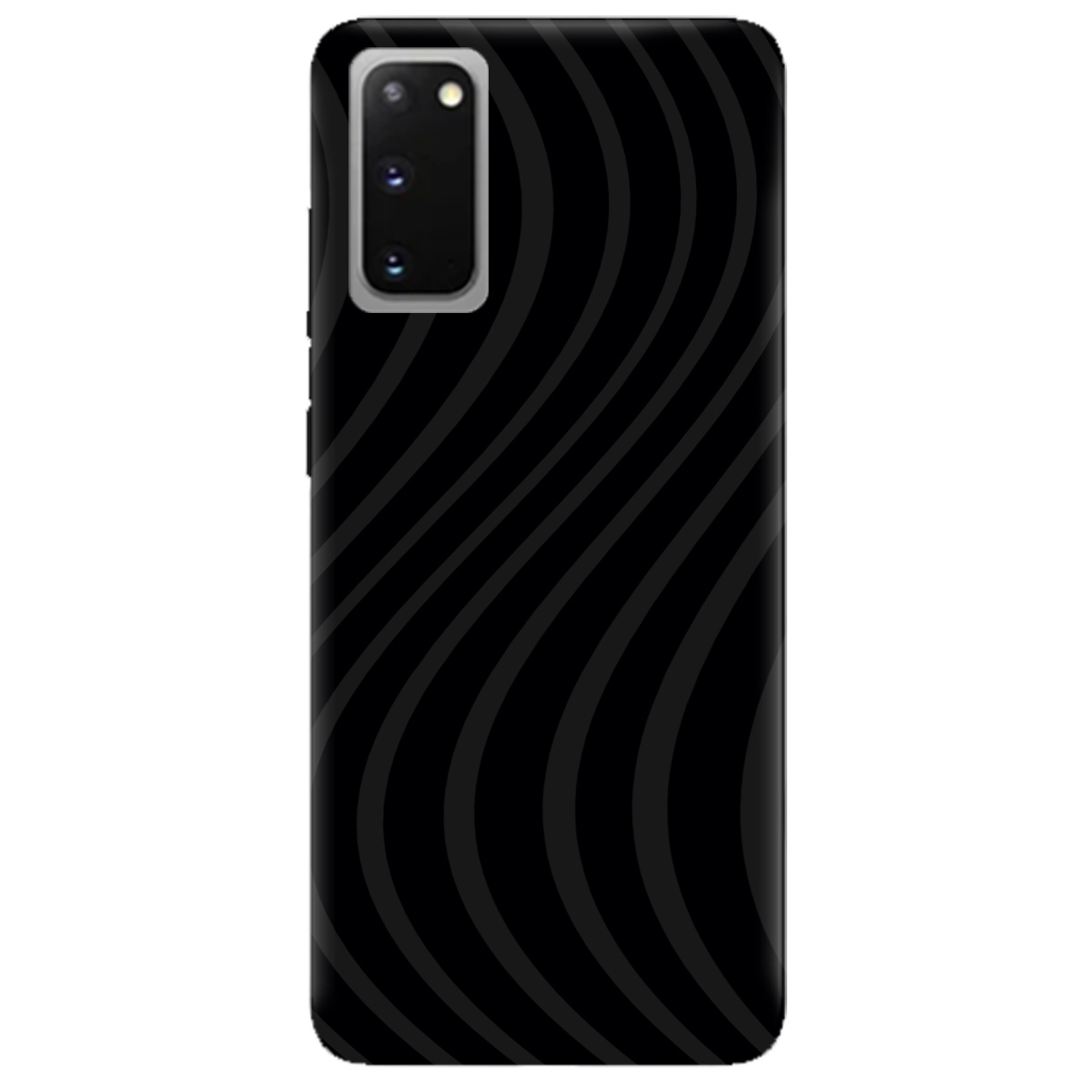 Чехол для Samsung Galaxy S20 черный матовый soft touch Вихор енергії (black) - фото 1 Чехол для Samsung Galaxy S20 черный матовый soft touch Вихор енергії (black) - фото 1 - Чехлы для телефонов