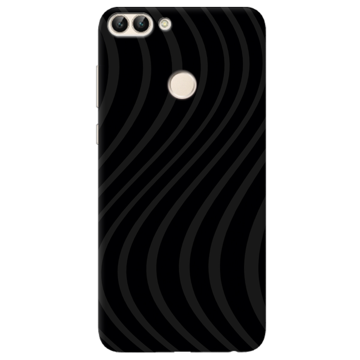 Чехол для Huawei P Smart черный матовый soft touch Вихор енергії (black) - фото 1 Чехол для Huawei P Smart черный матовый soft touch Вихор енергії (black) - фото 1 - Чехлы для телефонов