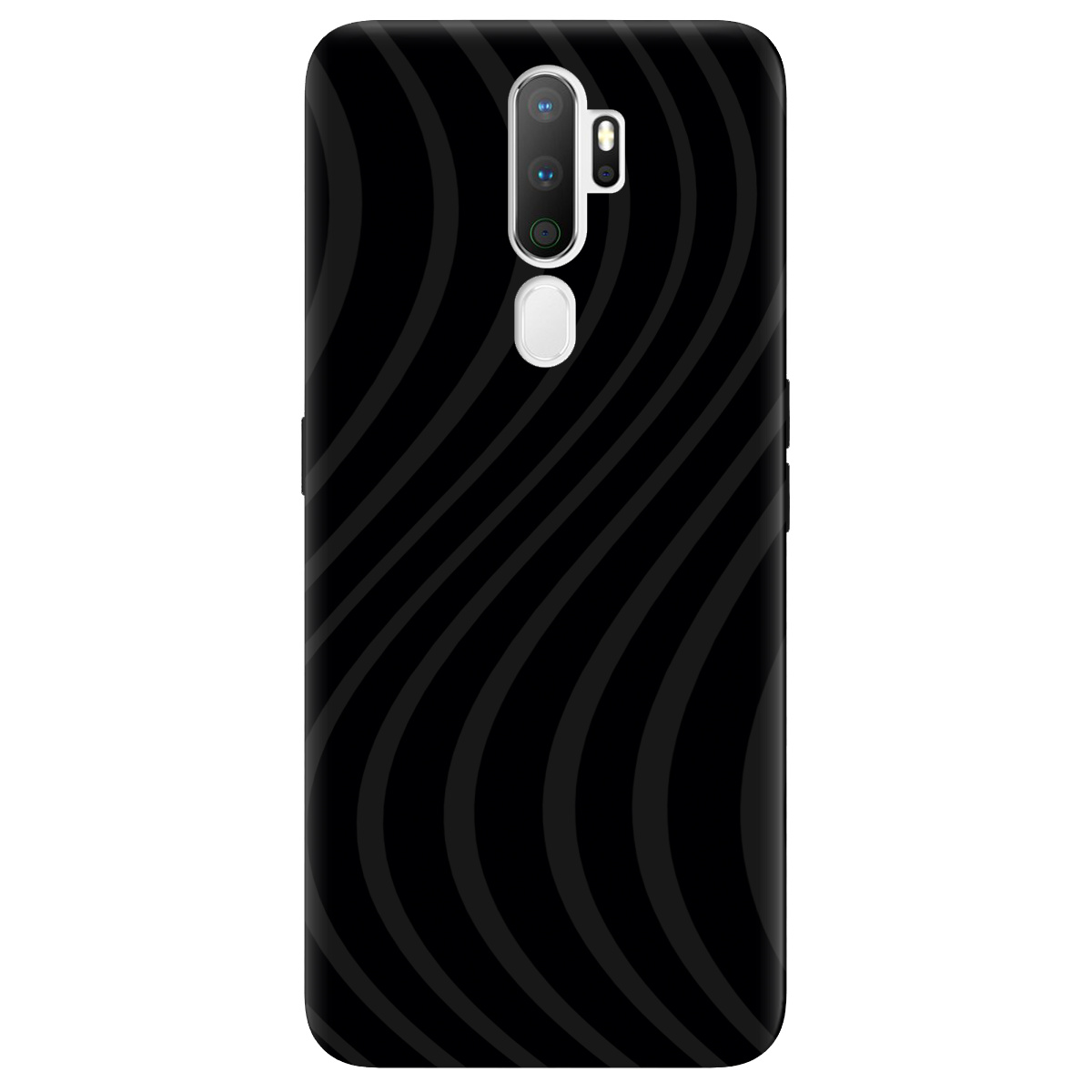 Чохол для Oppo A5 2020/A9 2020 чорний матовий soft touch Вихор енергії (black) - фото 1 Чохол для Oppo A5 2020/A9 2020 чорний матовий soft touch Вихор енергії (black) - фото 1 - Чохли для телефонів