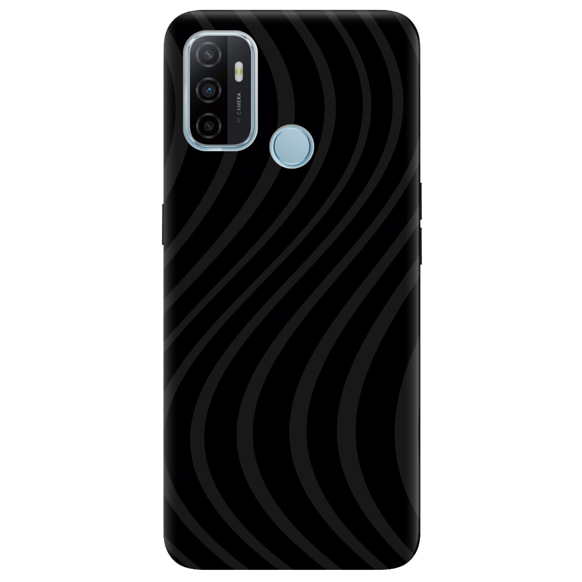 Чохол для Oppo A53/ A32/ A33 чорний матовий soft touch Вихор енергії (black) - фото 1 Чохол для Oppo A53/ A32/ A33 чорний матовий soft touch Вихор енергії (black) - фото 1 - Чохли для телефонів