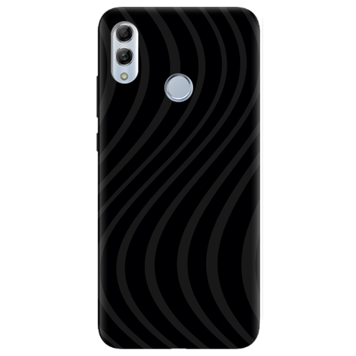 Чехол для Huawei Honor 10 Lite черный матовый soft touch Вихор енергії (black) - фото 1 Чехол для Huawei Honor 10 Lite черный матовый soft touch Вихор енергії (black) - фото 1 - Чехлы для телефонов