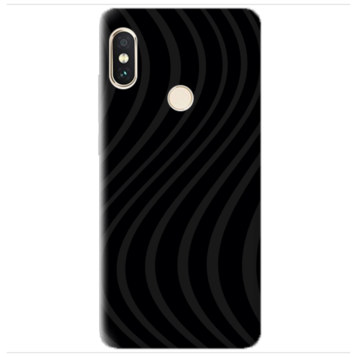 Чохол для Xiaomi Redmi Note 5 чорний матовий soft touch Вихор енергії (black) - фото 1 Чохол для Xiaomi Redmi Note 5 чорний матовий soft touch Вихор енергії (black) - фото 1 - Чохли для телефонів