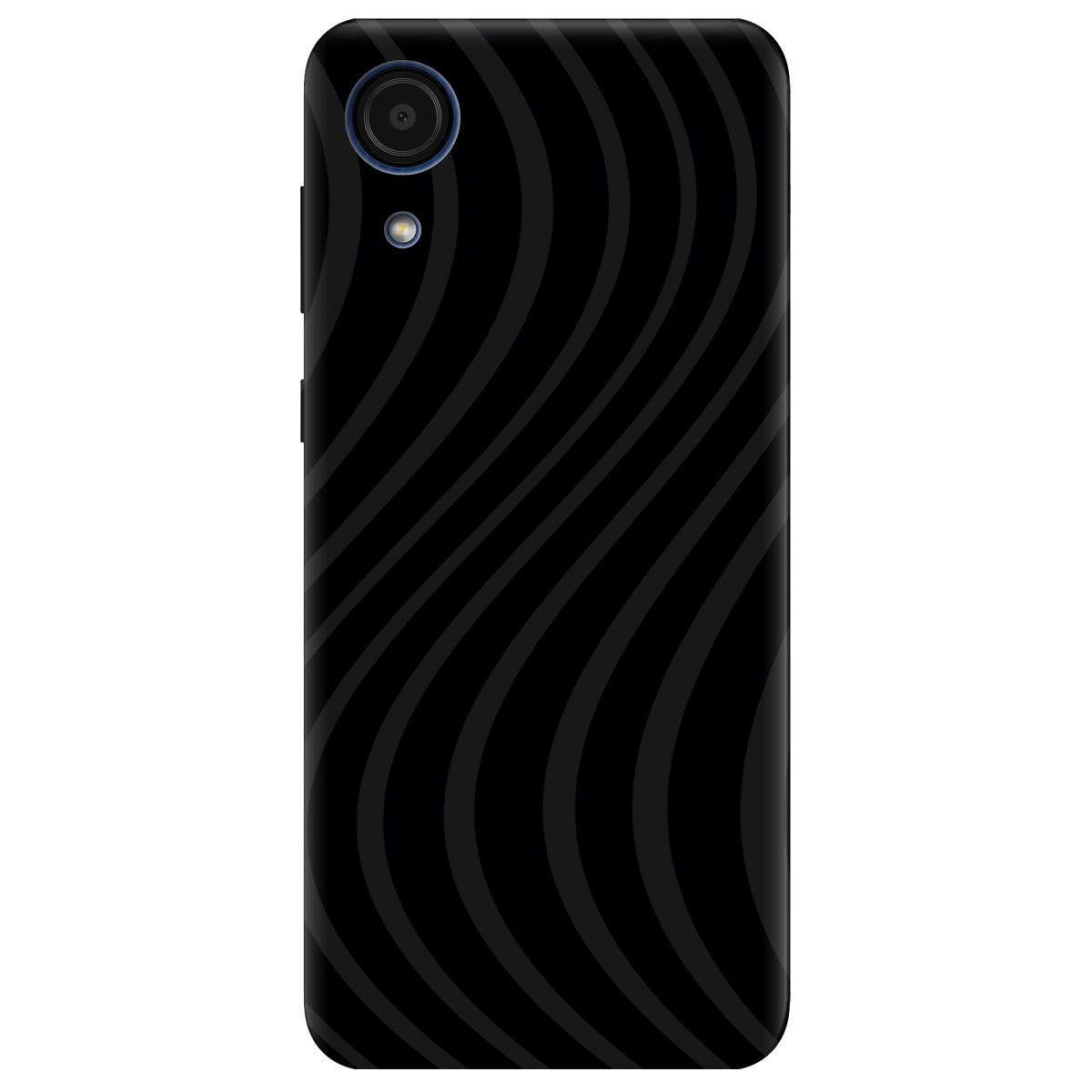 Чехол для Samsung Galaxy А03 Core черный матовый soft touch Вихор енергії (black) - фото 1 Чехол для Samsung Galaxy А03 Core черный матовый soft touch Вихор енергії (black) - фото 1 - Чехлы для телефонов