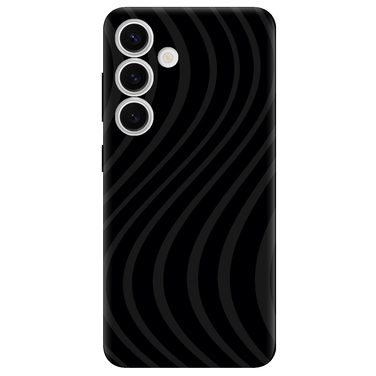 Чохол для Samsung Galaxy S25 Plus чорний матовий soft touch Вихор енергії (black) - фото 1 Чохол для Samsung Galaxy S25 Plus чорний матовий soft touch Вихор енергії (black) - фото 1 - Чохли для телефонів