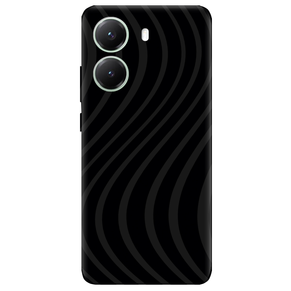 Чехол для Xiaomi Poco X7 Pro черный матовый soft touch Вихор енергії (black) - фото 1 - Чехлы для телефонов