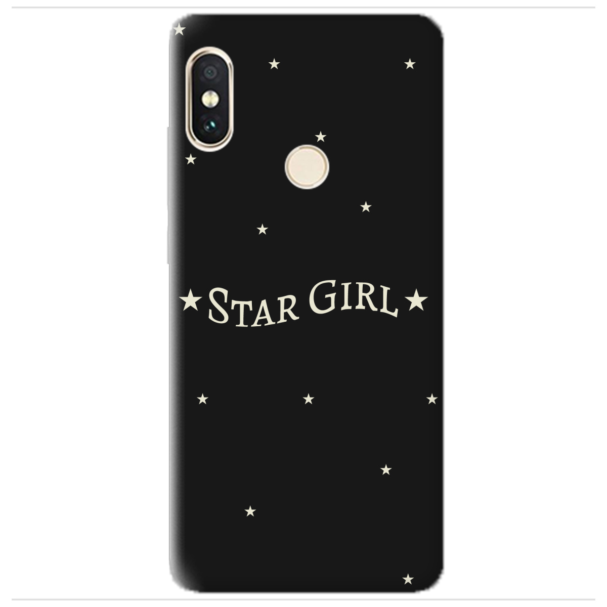Чехол для Xiaomi Redmi Note 5 черный матовый soft touch Star girl - фото 1 Чехол для Xiaomi Redmi Note 5 черный матовый soft touch Star girl - фото 1 - Чехлы для телефонов