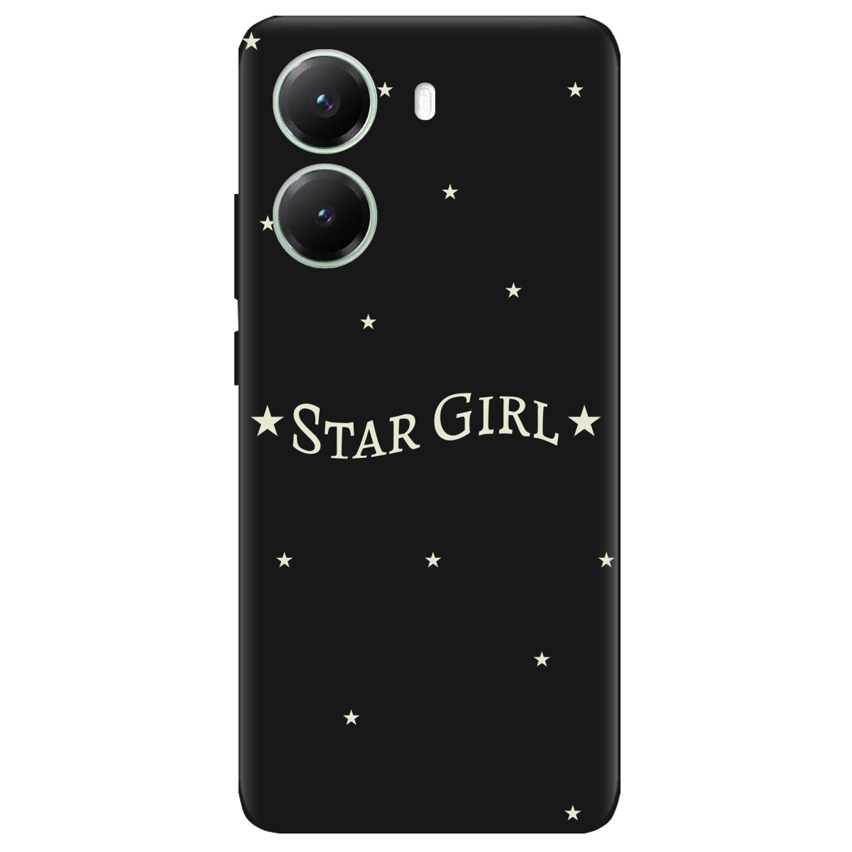 Чохол для Xiaomi Poco X7 Pro чорний матовий soft touch Star girl - фото 1 Чохол для Xiaomi Poco X7 Pro чорний матовий soft touch Star girl - фото 1 - Чохли для телефонів