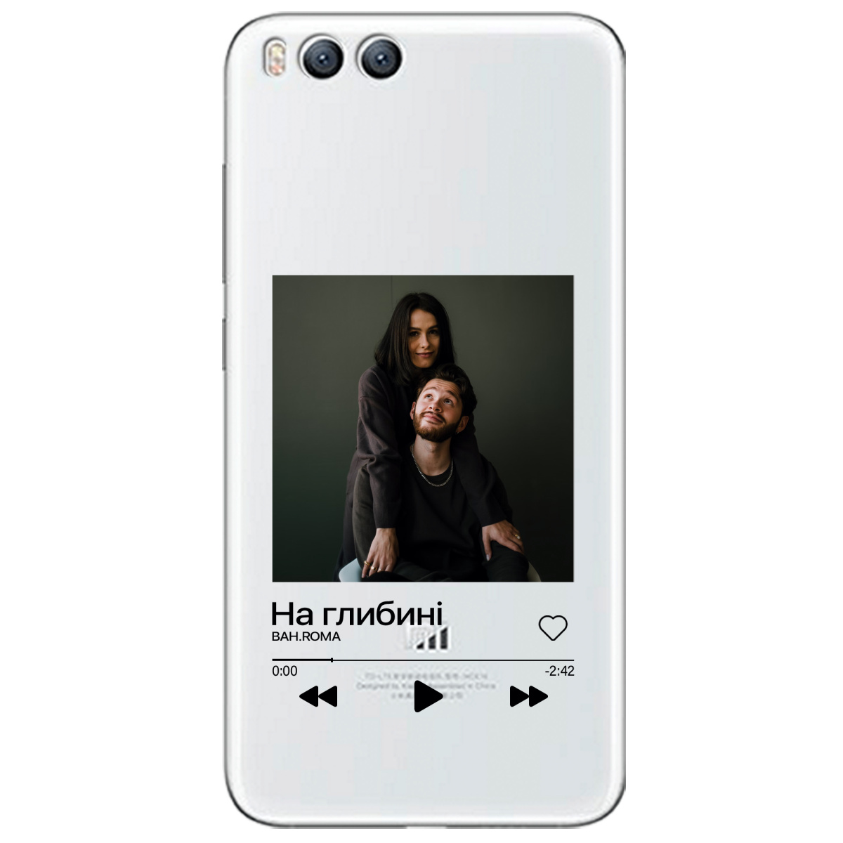 Чехол для Xiaomi Mi 6 З ВАШИМ ФОТО "НАША ПІСНЯ" - фото 1 - Чехлы для телефонов