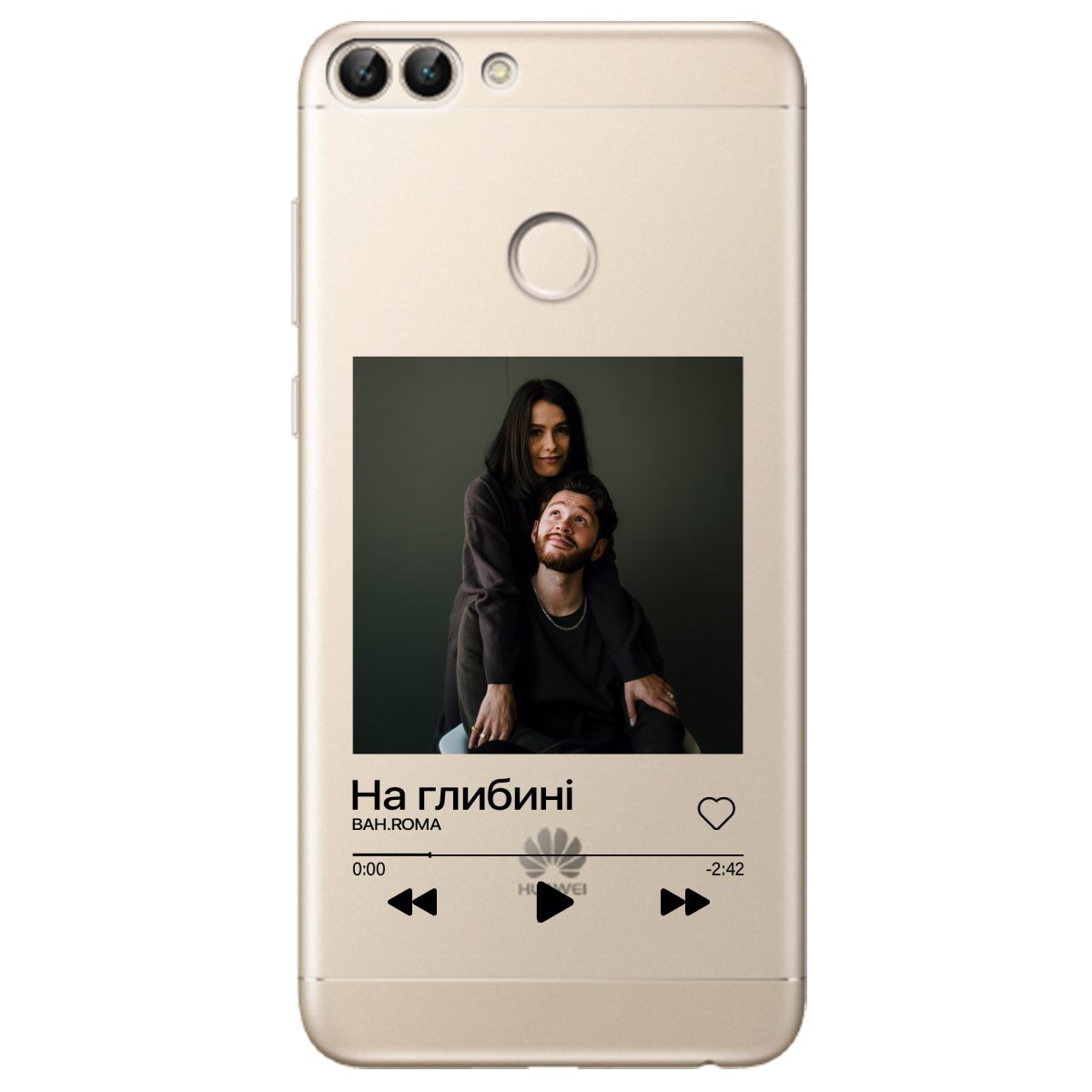 Чехол для Huawei P Smart З ВАШИМ ФОТО "НАША ПІСНЯ" - фото 1 - Чехлы для телефонов