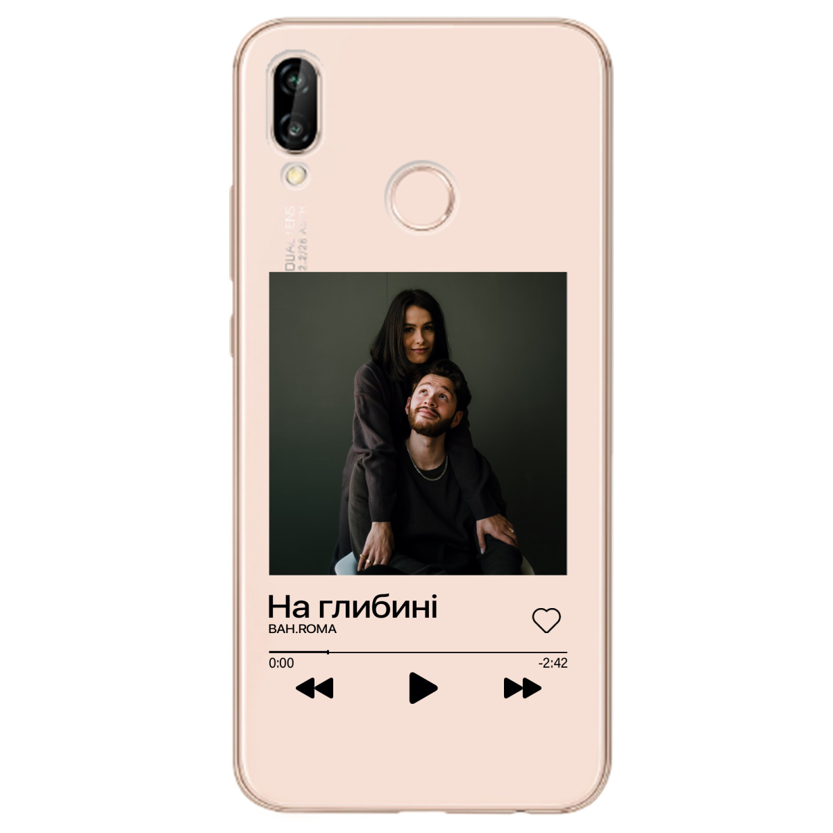 Чехол для Huawei P20 Lite З ВАШИМ ФОТО "НАША ПІСНЯ" - фото 1 - Чехлы для телефонов
