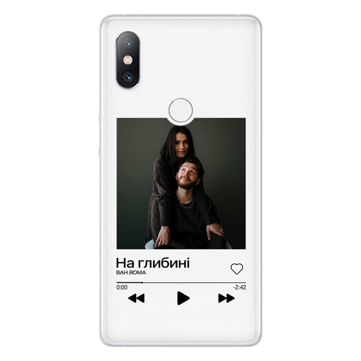 Чохол для Xiaomi Mi Mix 2S З ВАШИМ ФОТО "НАША ПІСНЯ" - фото 1 - Чохли для телефонів