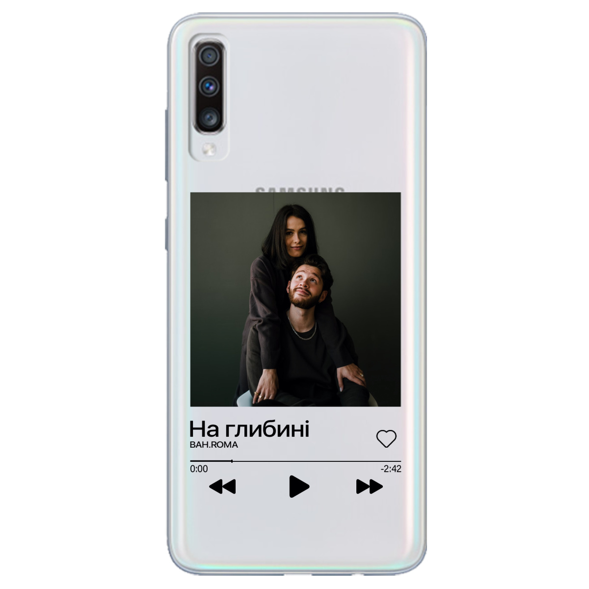 Чехол для Samsung Galaxy A70 З ВАШИМ ФОТО "НАША ПІСНЯ" - фото 1 Чехол для Samsung Galaxy A70 З ВАШИМ ФОТО "НАША ПІСНЯ" - фото 1 - Чехлы для телефонов