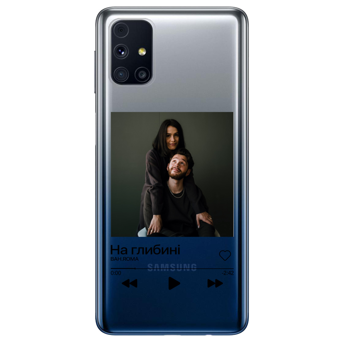 Чохол для Samsung Galaxy M31s З ВАШИМ ФОТО "НАША ПІСНЯ" - фото 1 - Чохли для телефонів