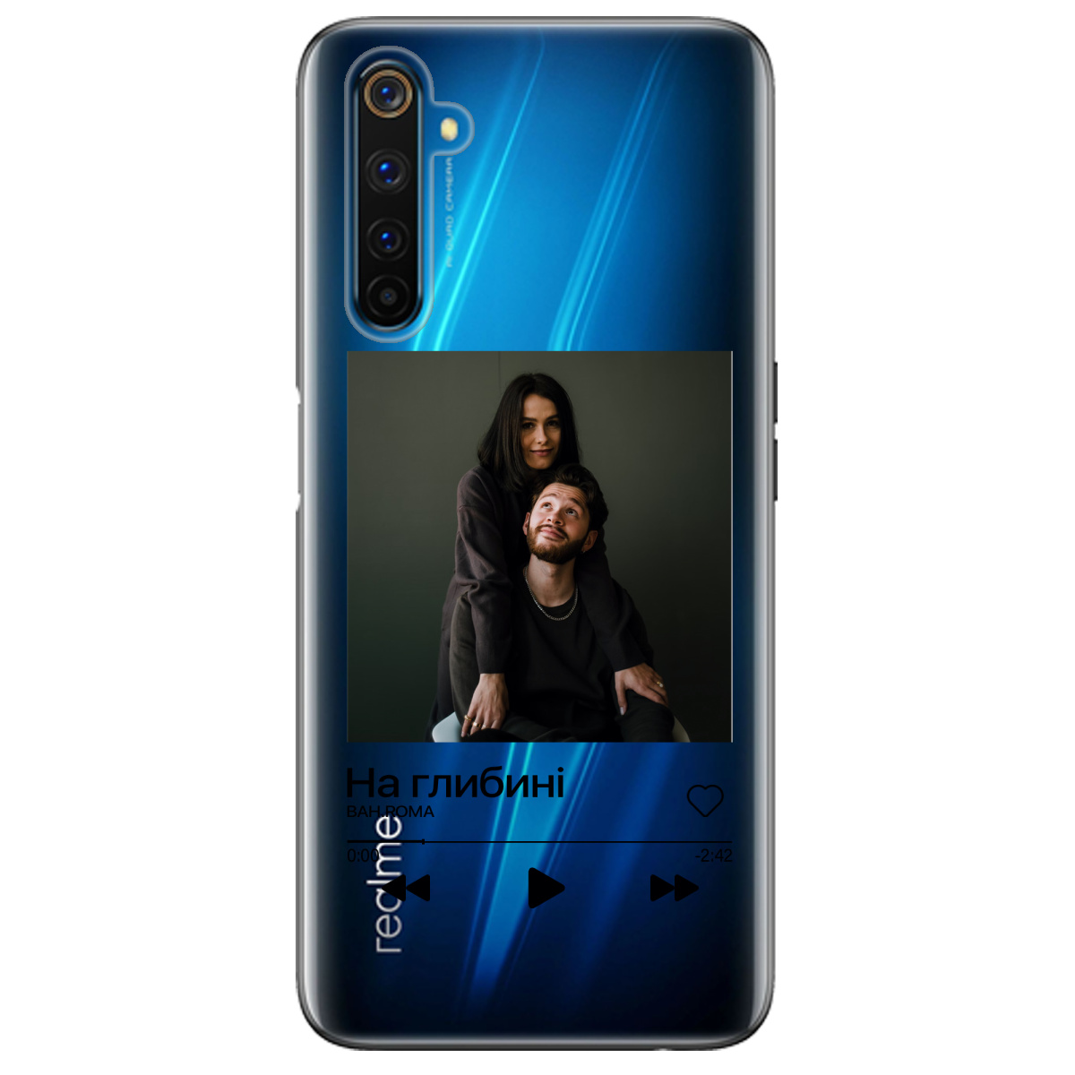 Чохол для Realme 6 Pro З ВАШИМ ФОТО "НАША ПІСНЯ" - фото 1 - Чохли для телефонів