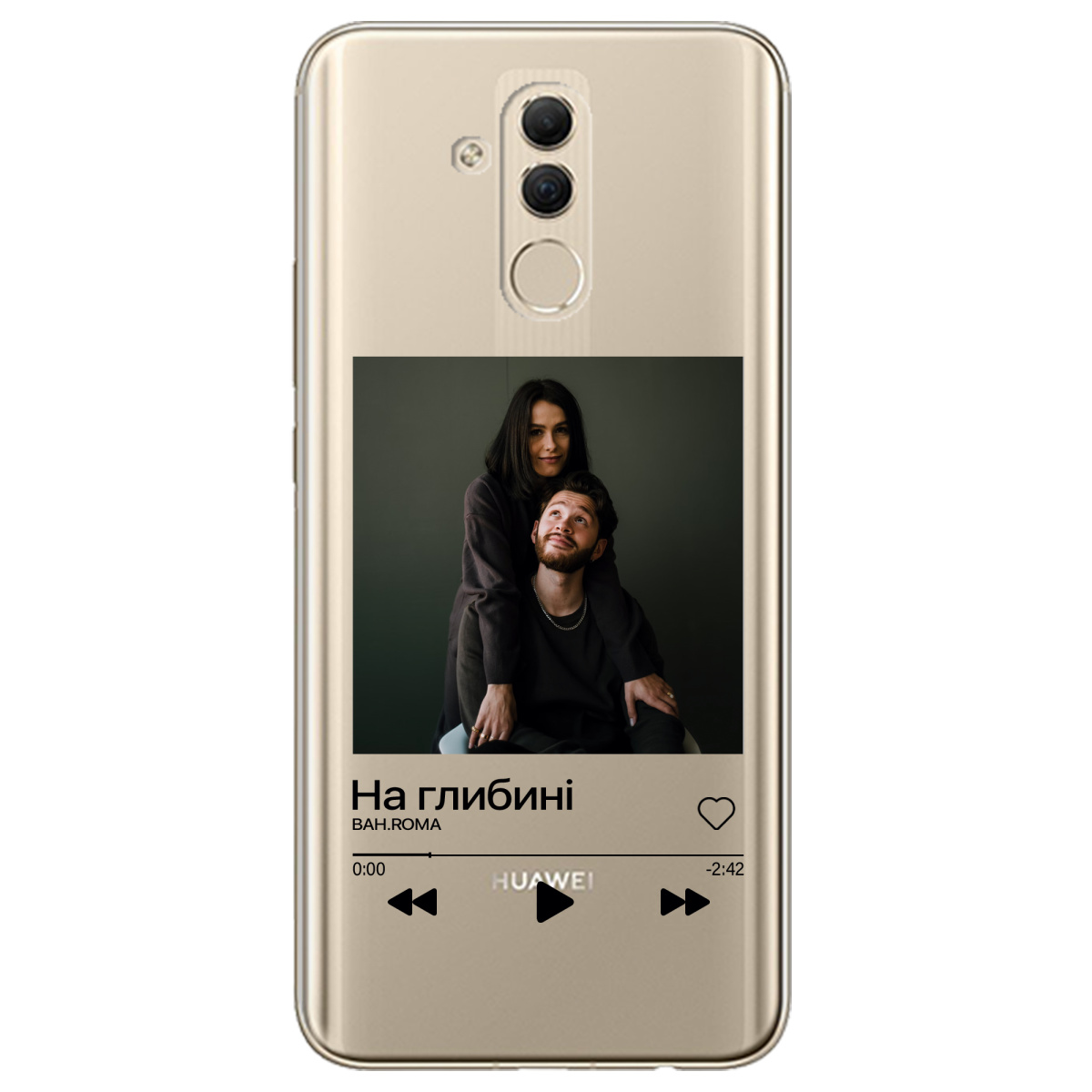 Чехол для Huawei Mate 20 Lite З ВАШИМ ФОТО "НАША ПІСНЯ" - фото 1 - Чехлы для телефонов