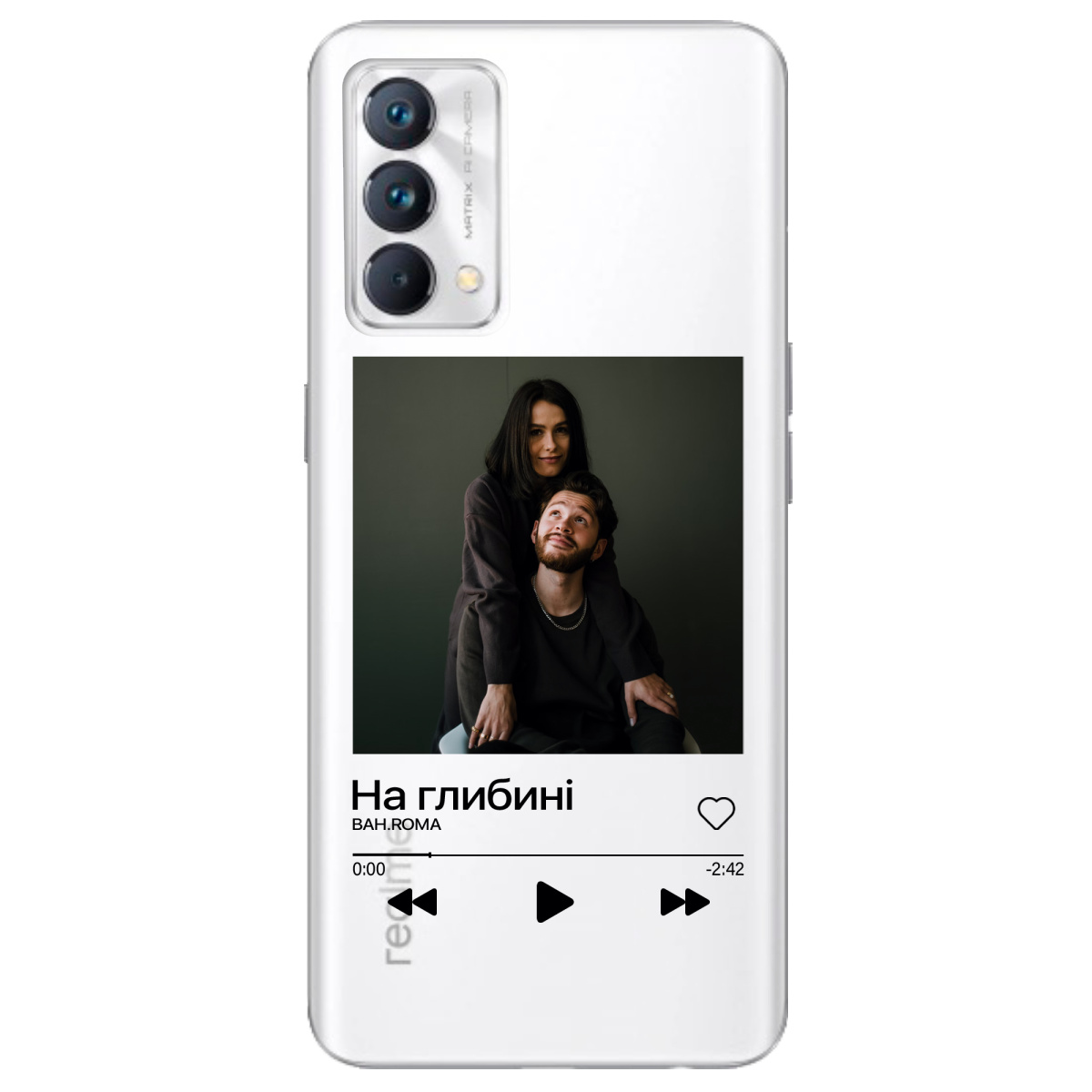Чехол для Realme GT Master З ВАШИМ ФОТО "НАША ПІСНЯ" - фото 1 - Чехлы для телефонов
