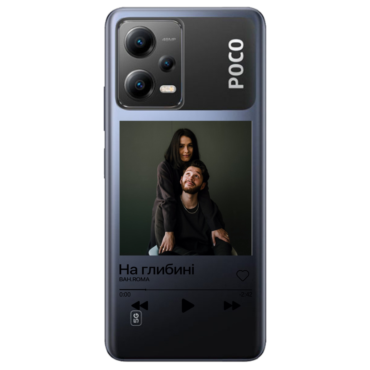Чехол для Xiaomi Poco X5 5G З ВАШИМ ФОТО "НАША ПІСНЯ" - фото 1 Чехол для Xiaomi Poco X5 5G З ВАШИМ ФОТО "НАША ПІСНЯ" - фото 1 - Чехлы для телефонов