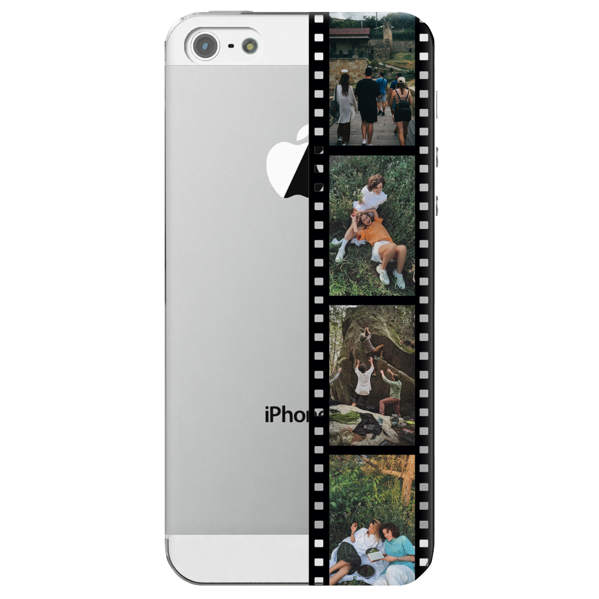 Чохол для Apple iPhone 5/5S З ВАШИМ ФОТО "НАШІ КАДРИ" - фото 1 - Чохли для телефонів